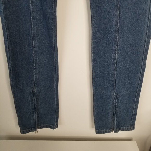 NWT ROTATE Jada Jeans High Waist Zipper Ankle Flare Organic Cotton Size 6 - Picture 10 of 16
